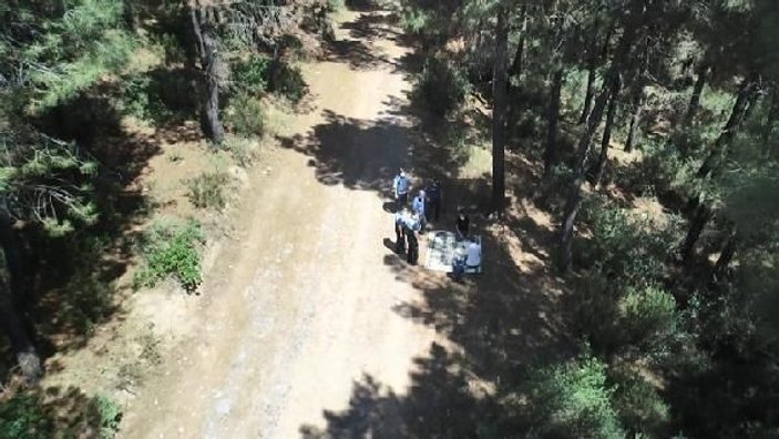Aydos Ormanı'nda drone ile mangal denetimi yaptı -4
