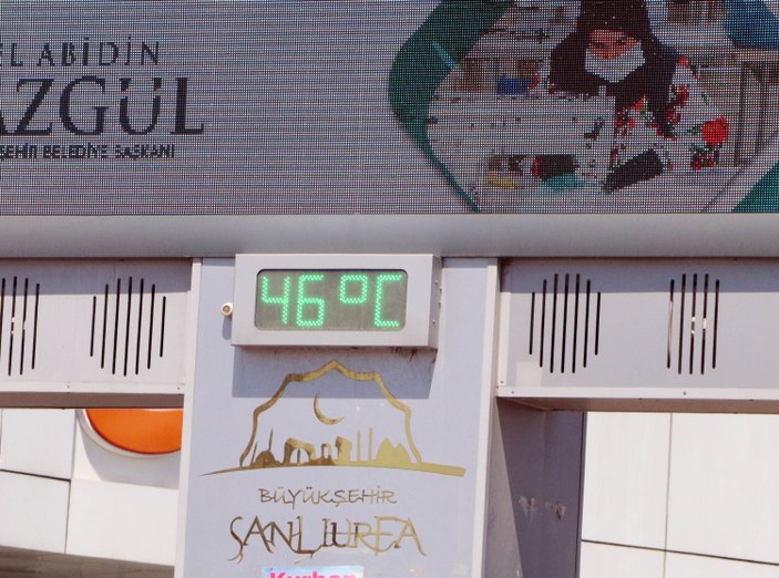 Şanlıurfa’da sıcaklık 46 dereceyi aştı -2