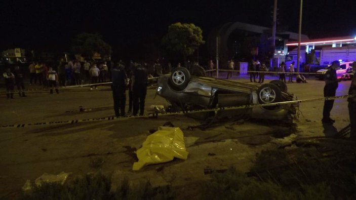 Konya'da otomobil ile kamyonet çarpıştı: 1 ölü 3 yaralı