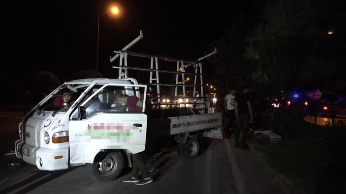 Konya'da otomobil ile kamyonet çarpıştı: 1 ölü 3 yaralı