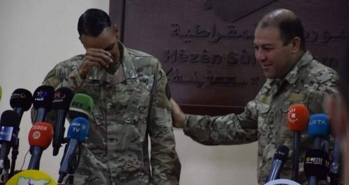 Görev süresi sona eren ABD'li komutan terör örgütü PKK'ya destek veremeyeceği için ağladı -1