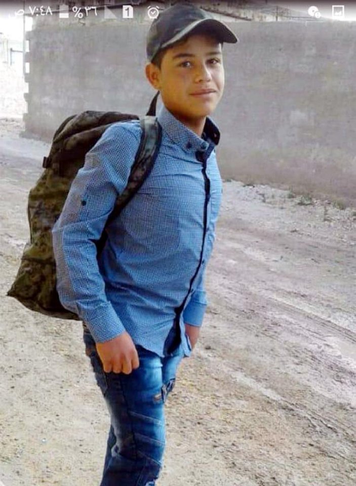 PKK/YPG'li teröristler, Suriye'de 13 yaşındaki İbrahim Halil'i top oynarken kaçırdı -1