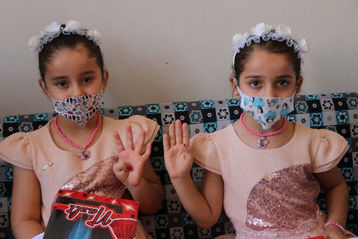Suriyeli ikizlerinin adları Türkiye ve Suriye
