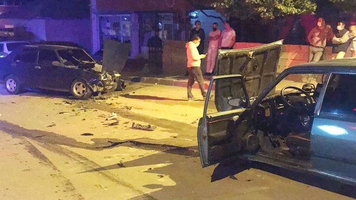 Kırıkkale'de alkollü ve ehliyetsiz sürücülerin kazası