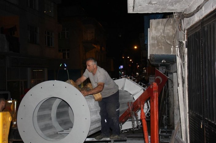 Çifte Minaresi ile ünlü Sivas’a Rize’den minare gönderdiler -6