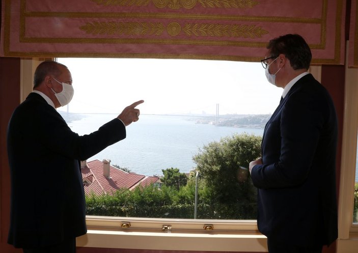 Cumhurbaşkanı Erdoğan Sırbıstan Cumhurbaşkanı Aleksandar Vucic ile görüştü -4