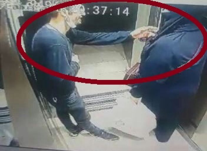 Asansördeki taciz şüphelisi gözaltına alındı -6