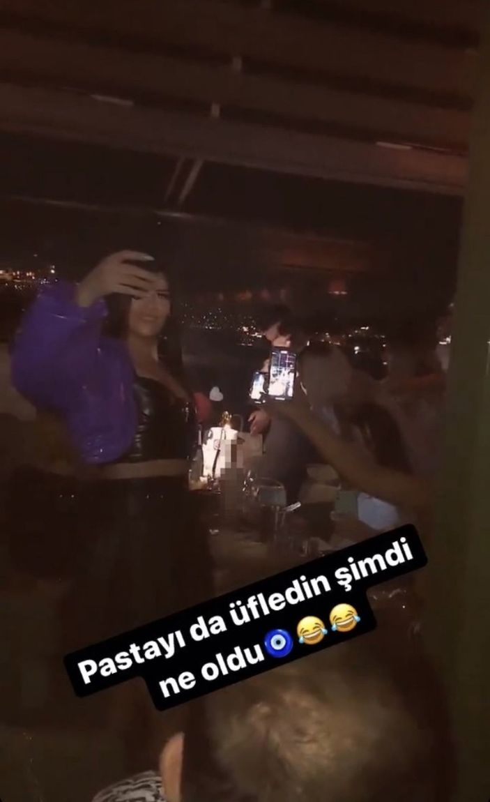 (Özel) Bebek’teki ünlü işletmede kuralsız doğum günü partisi kamerada -4