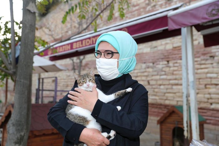 Emine Erdoğan, engelli köpek 'Leblebi'yi sahiplendi -4