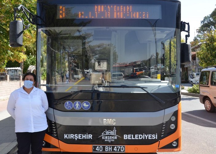 25 yıllık şoför Fatma, şimdi de belediye otobüsü kullanıyor -1