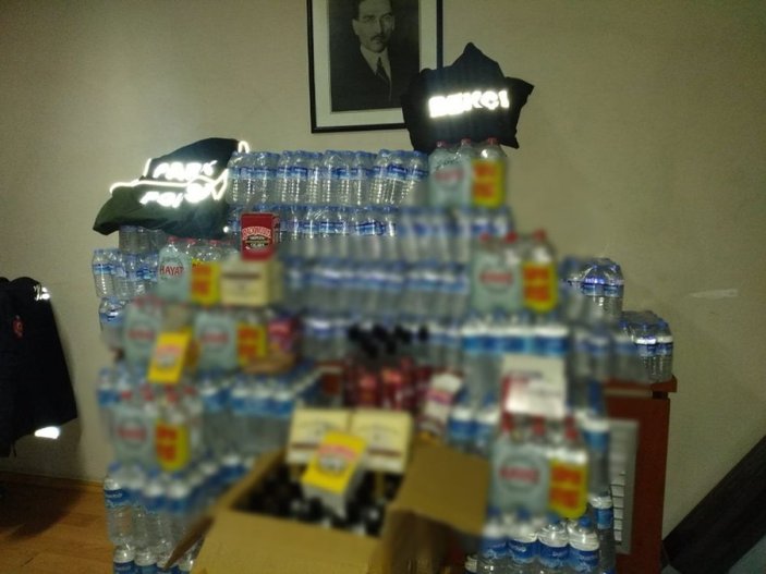 (Özel) İstanbul’un göbeğindeki depoya şok baskın: 600 litre sahte içki ele geçirildi -2