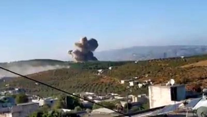 İdlib'in Cisr-eş Şuğur ilçesi kırsalı bombalandı: 2 ölü, 13 yaralı -2