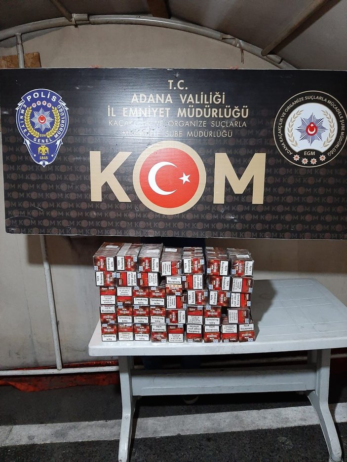 Adana'da 215 bin TL değerinde sahte içki ve kaçak puro ele geçirildi -4