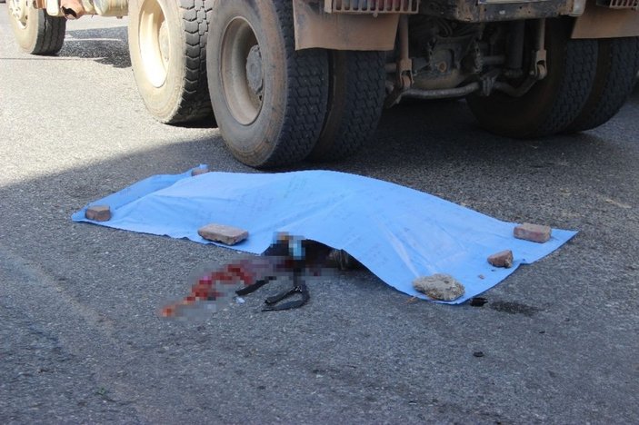 Antalya'da hafriyat kamyonunun altında kalan turist öldü