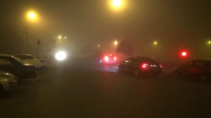 İstanbul'da yoğun sis, sürücüleri zorladı