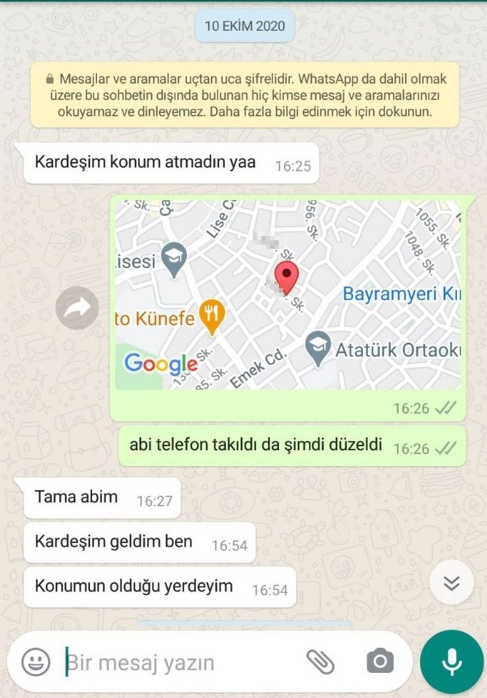 Yemek siparişi verdi, hemcinsi tarafından mesajla tacize uğradı -2