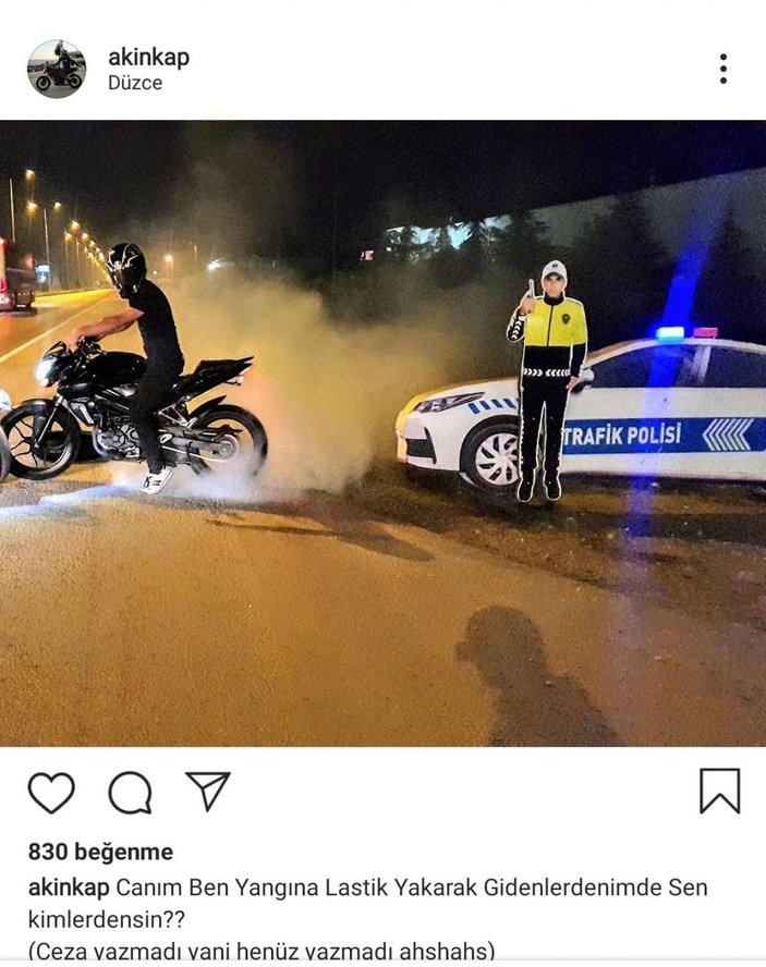 Kırmızı ışıkta geçen motosiklet otomobile çarptı; sürücünün sosyal medyadan paylaştığı görüntüler dikkat çekti -3