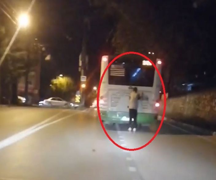 Patenli gencin tehlikeli yolculuğu kamerada -1