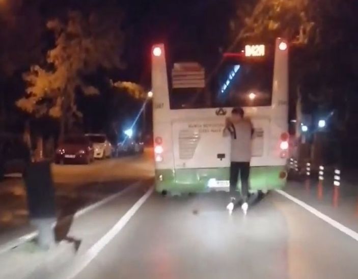 Patenli gencin tehlikeli yolculuğu kamerada -3