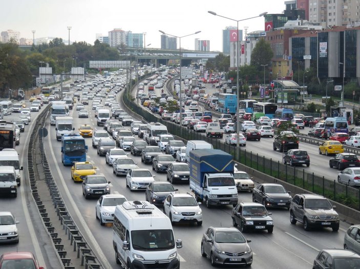 İstanbul'da tatil trafiği