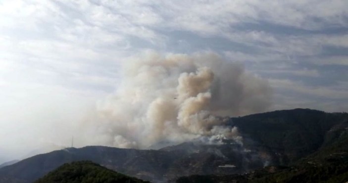 Anamur'daki orman yangınında 150 hektar alan zarar gördü -3