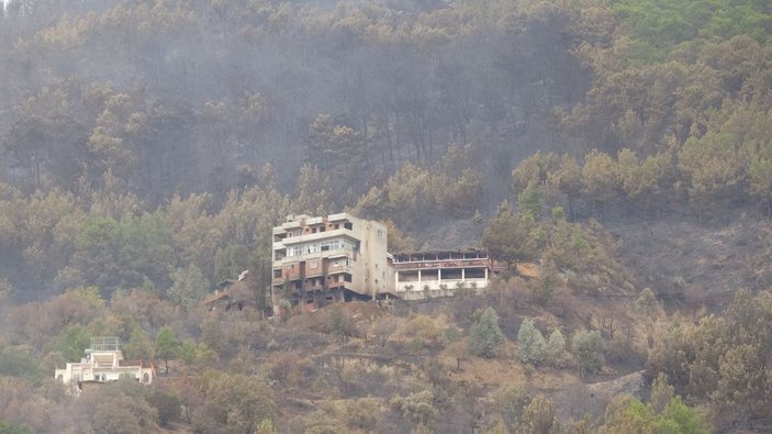 Anamur'daki orman yangınında 150 hektar alan zarar gördü (2) -6