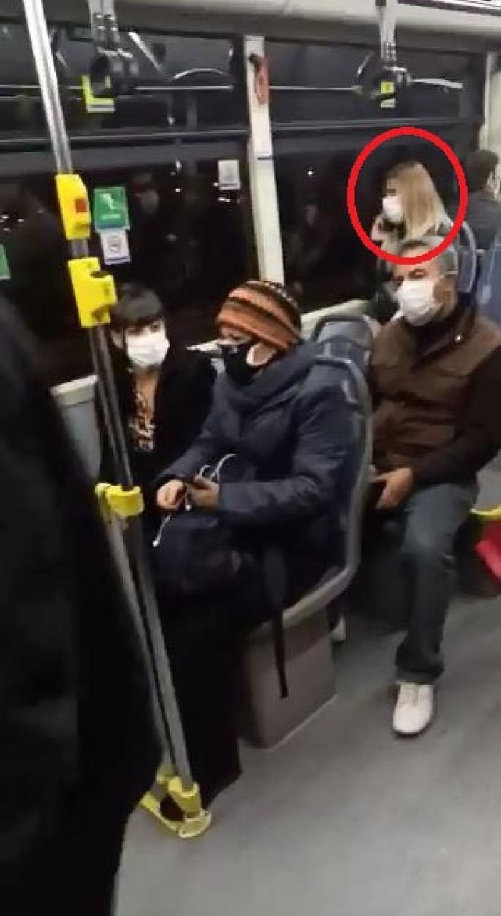Ankara'da belediye otobüsünde koronavirüslü yolcu paniği