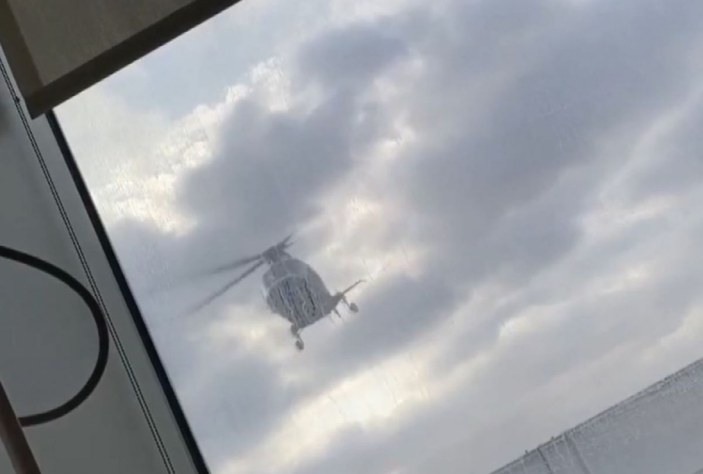 ABD'de donör kalp taşıyan ambulans helikopterin yere çakılma anı kamerada -2
