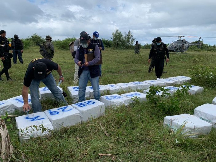 Guatemala özel jet kokain