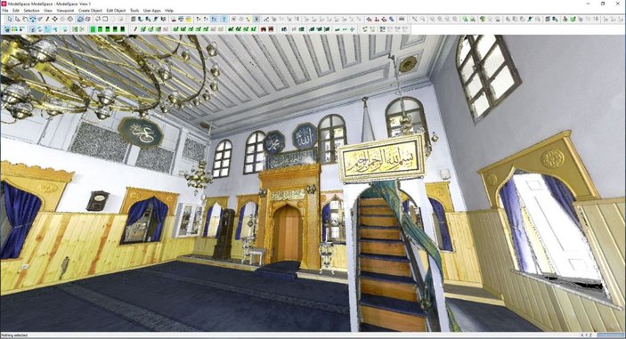 Vaniköy Camii’nin 3 boyutlu dijital kaydı
