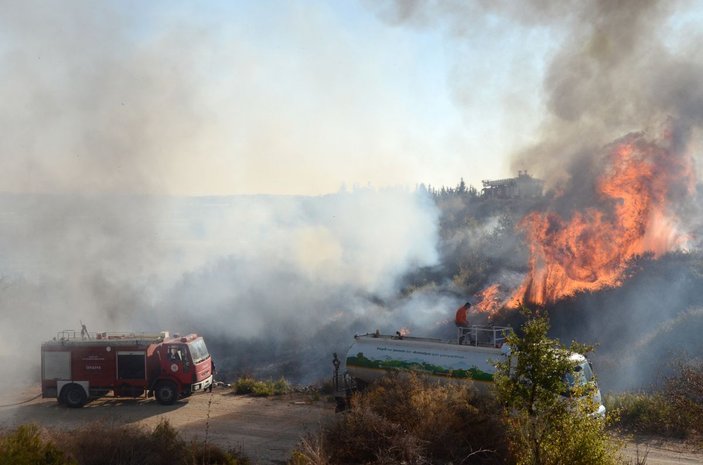Antalya'da makilik yangını; 5 dekar alan kül oldu -1