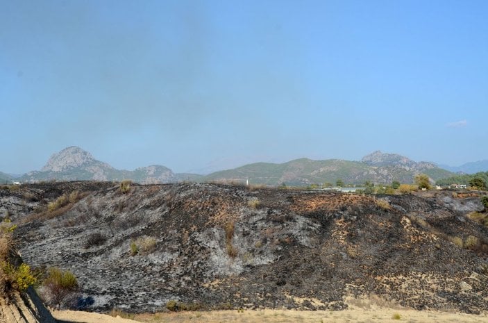 Antalya'da makilik yangını; 5 dekar alan kül oldu -6