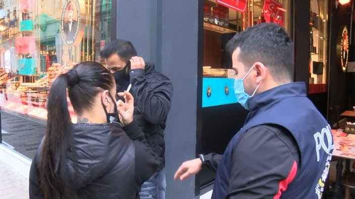 İstiklal Caddesi'nde denetimler sürüyor  -2