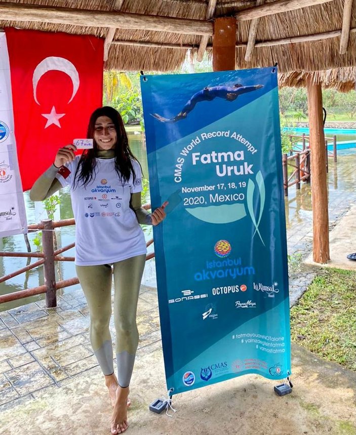 Fatma Uruk'tan yeni dünya rekoru