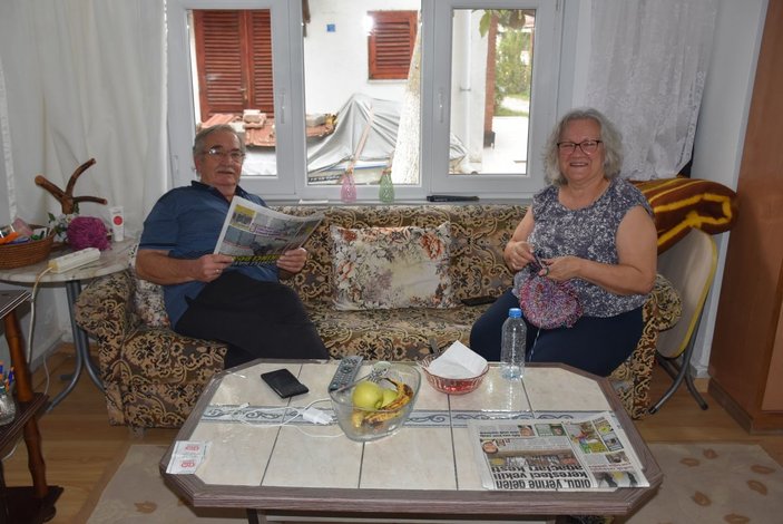 Saros Körfezi kıyısındaki yazlıkçılar, tatili uzatıp soba kurdu -8