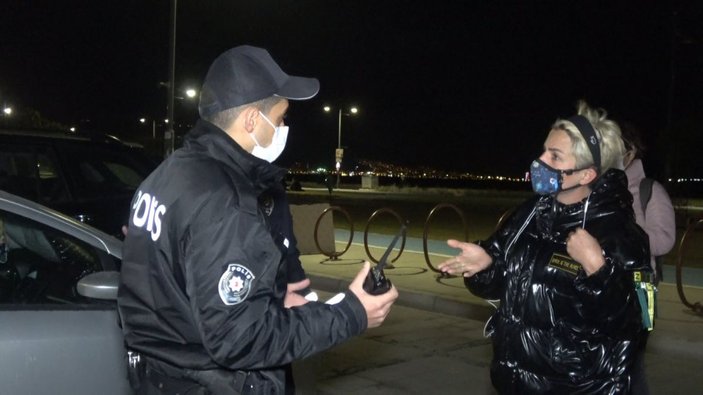 İzmir maske polis