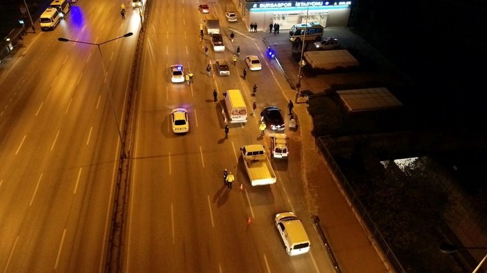 Bursa'da, sokak kısıtlamasını ihlal eden 330 kişiye 1 milyon lira ceza -5