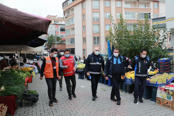 Pazar esnafından, maskesini düzgün takmayanlara ürün satmama kararı -2