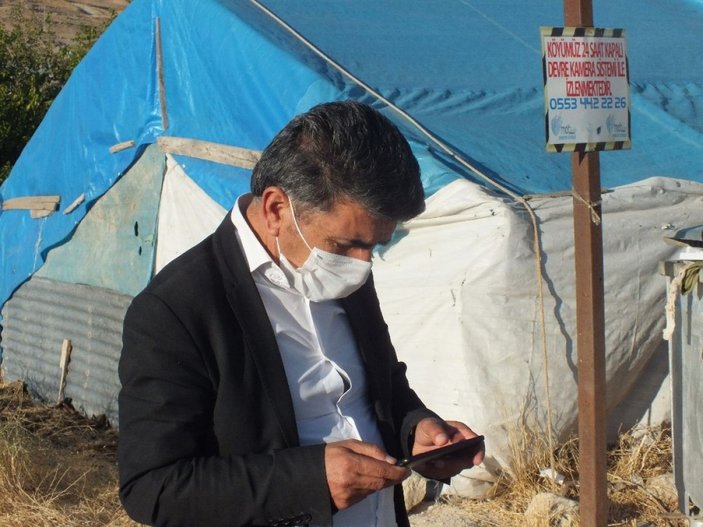 Elazığ'da hırsızlar için kurulan kamera sistemi salgına karşı da köyü korudu