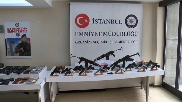 İstanbul'daki yasa dışı silah ticareti operasyonu kamerada  -6