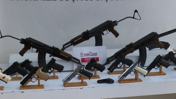 İstanbul'daki yasa dışı silah ticareti operasyonu kamerada  -7