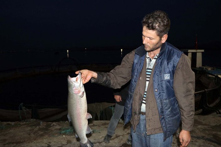 Fırat Nehri'nde yetiştirilen somon balıkları dünyaya ihraç ediliyor -7