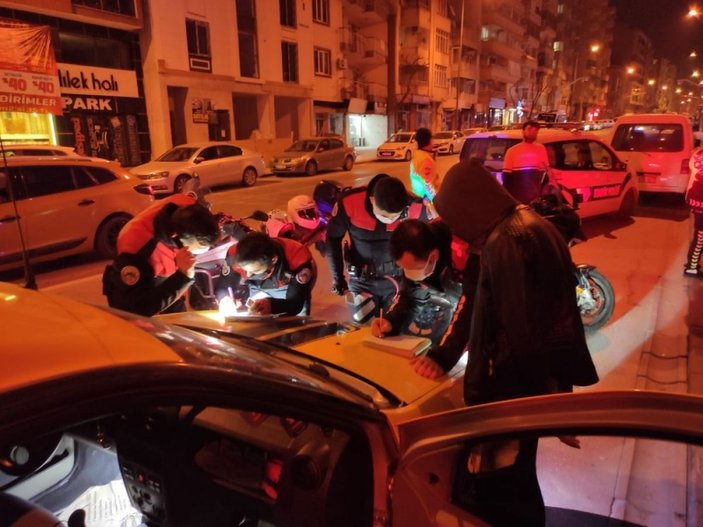 Denizli'de 6 kişiyle kaçmaya çalışan taksi şoförü yunus timlerine takıldı