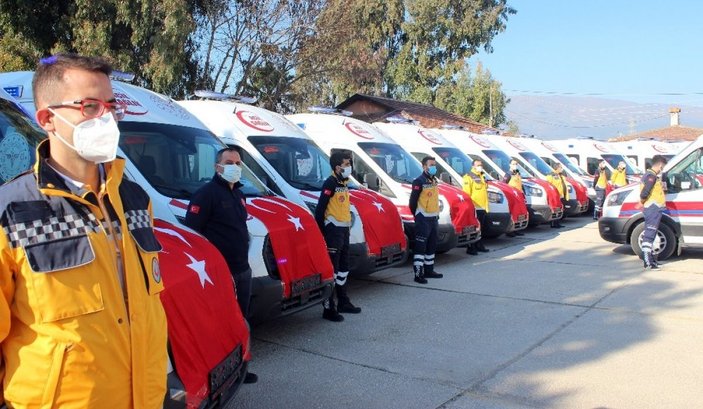 Sağlık Bakanlığı’ndan Hatay’a 38 ambulans