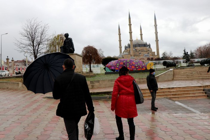 Edirne'de son 24 saatte metrekareye 17 kilogram yağış düştü -7