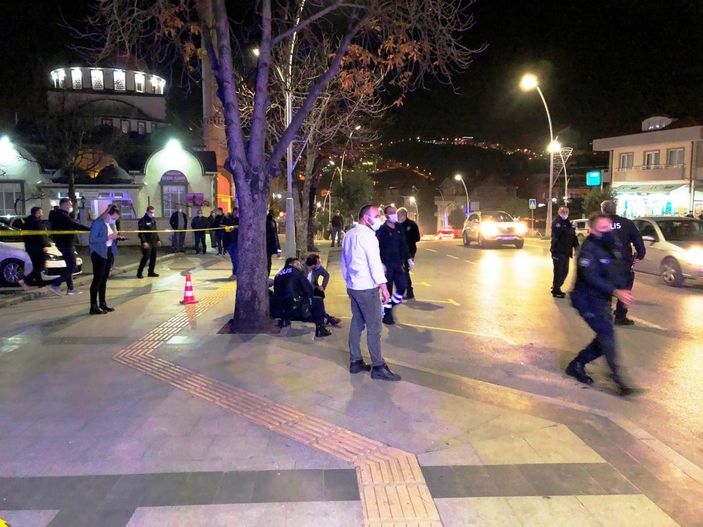 Taksiciye silahlı saldırı, güvenlik kamerasında -1