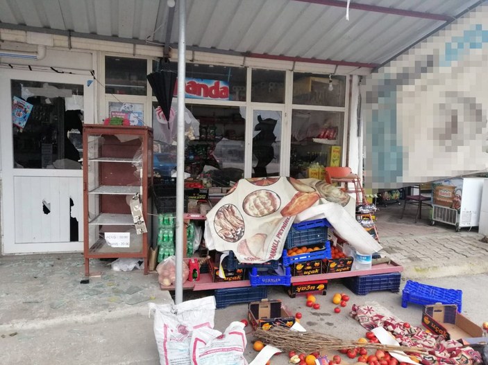 Çanakkale'de engelli gence cinsel saldırı şüphelisinin iş yerinin camları kırıldı -5
