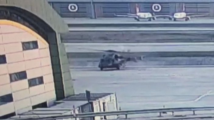 Sabiha Gökçen'deki helikopter kazasının güvenlik kamerası görüntüleri -5