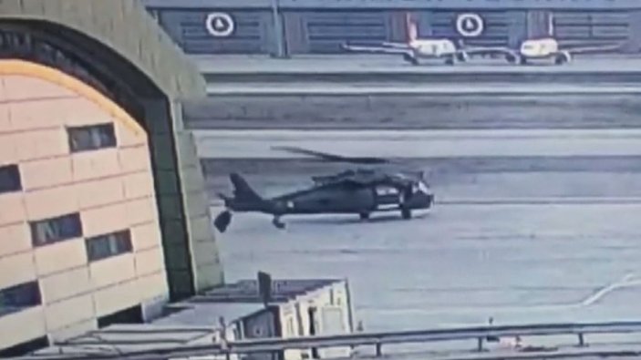 Sabiha Gökçen'deki helikopter kazasının güvenlik kamerası görüntüleri -2