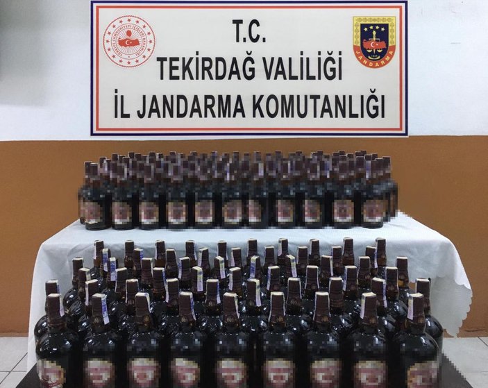 Tekirdağ'da 165 şişe sahte viski ele geçirildi: 4 gözaltı -2